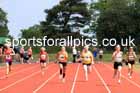 100 metres, 2025 NEMAA Track and Field, Monkton. Photo: David T. Hewitson/Sports for All Pics